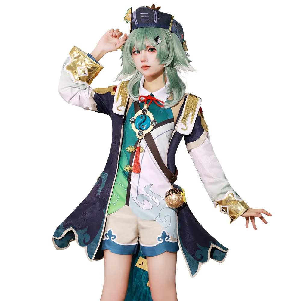 Anime Honkai Star Rail Huohuo Cosplay Pixiv Anime Games kostiumy Cosplay Huohuo C sukienka kobiece kostiumy Cosplay strój karnawałowy