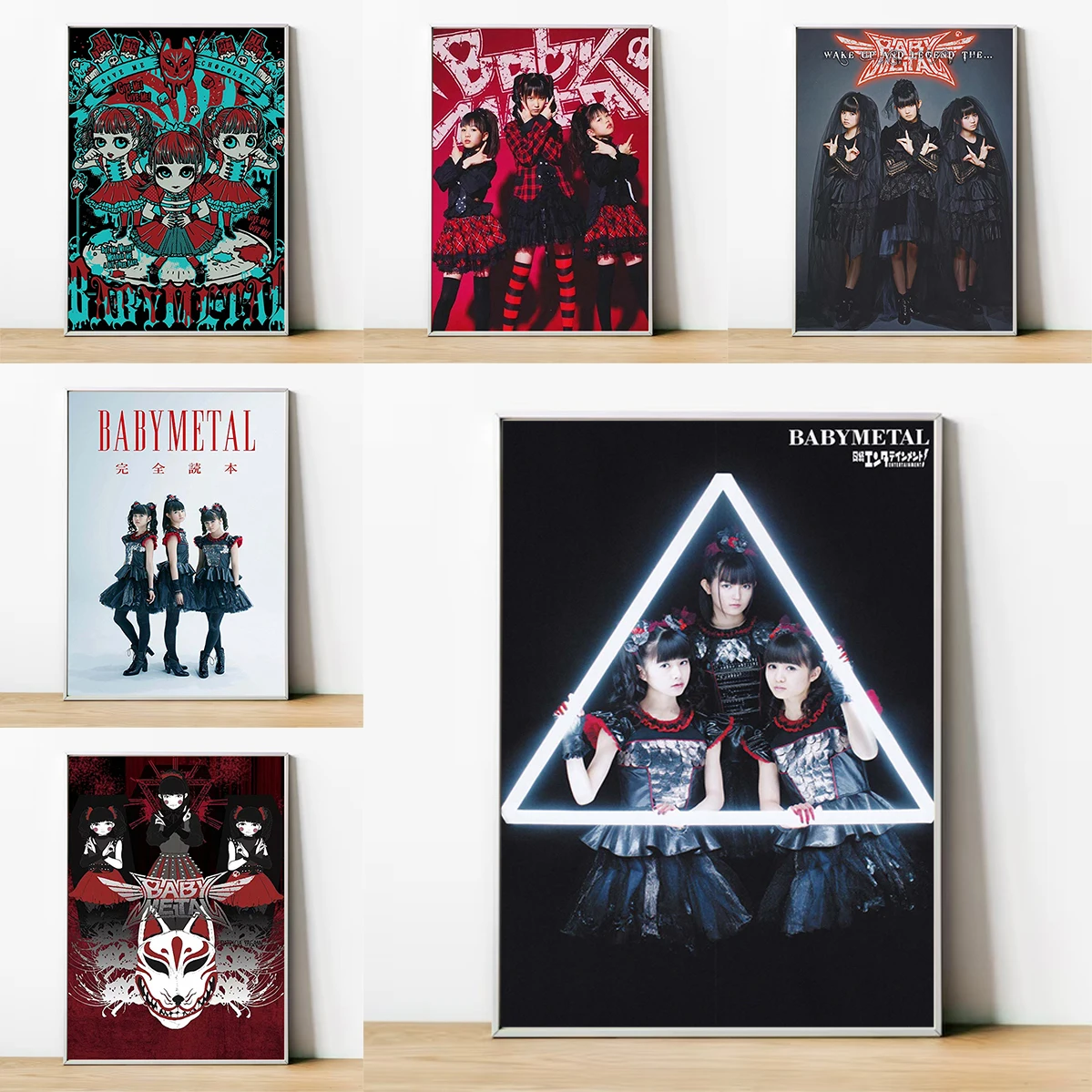 Babymetal Poster Wall Decoration for Home Accessory Decor for Room Picture on the Wall Art Canvas Painting Interior Paintings