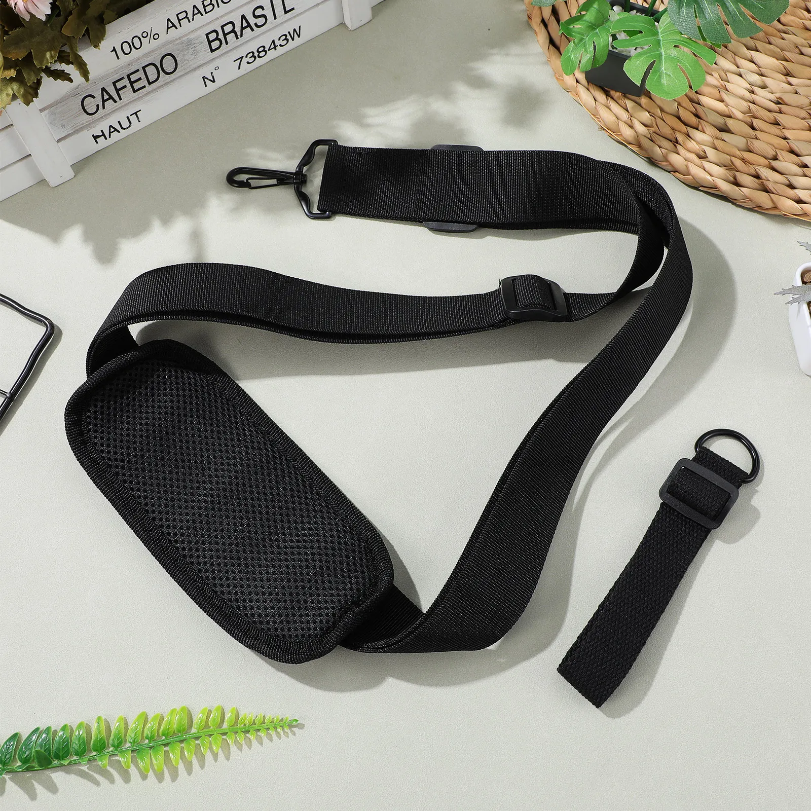 

Grass Cutter Shoulder Strap Adjustable Lawn Trimmer Belt Universal Cropper Cross-Body Carry Padded Strap Durable Nylon Tool Belt