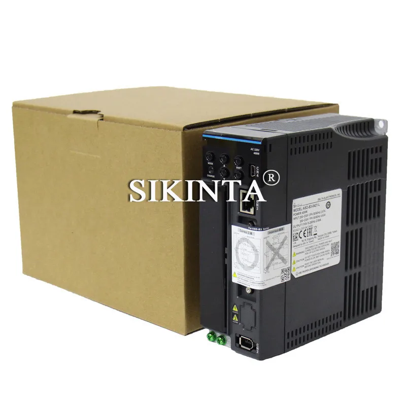 ในสต็อก ซีรีส์ B3 ไดรฟ์เซอร์โวใหม่เอี่ยม ASD-B3-0121-E 100W 220V ผ่านการทดสอบอย่างสมบูรณ์