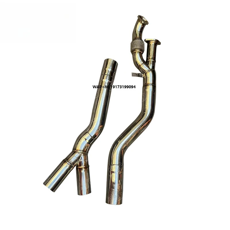 

Высокопроизводительная выхлопная труба из нержавеющей стали 304SS, равнодлинная передняя труба для M2 M3 M4 G80 G82 G87