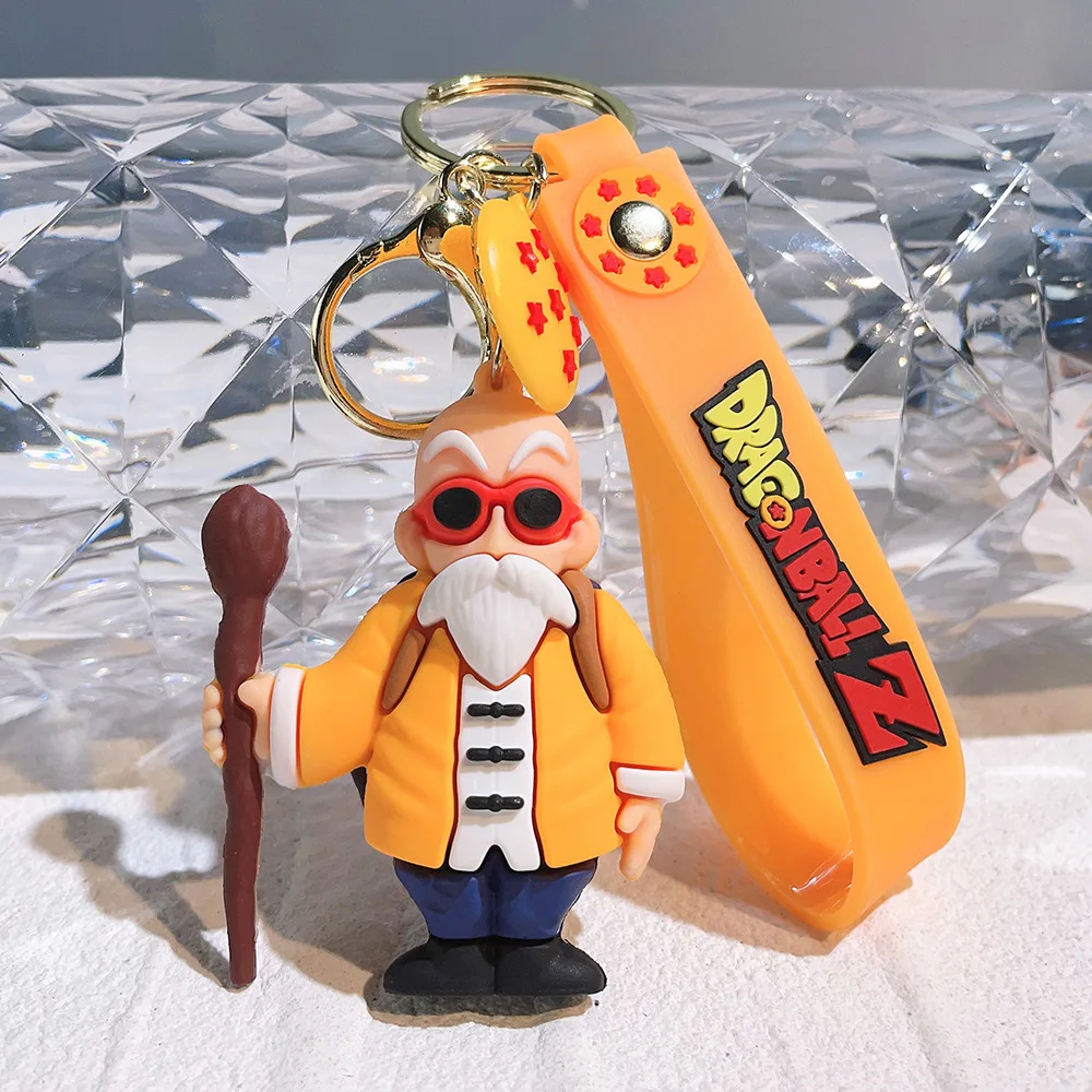 Anime Dragon Ball Z Goku Vegeta Broly Cartoon Keychain Bag Car Keychain Gift Decoration Accessories Goods Action Figure - view 5