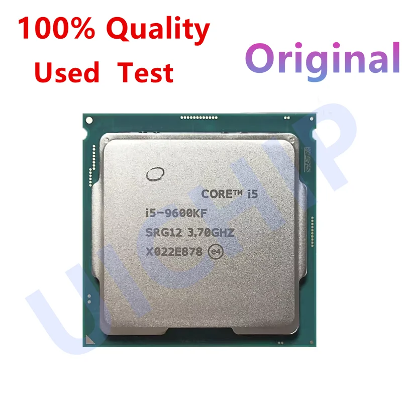 معالج وحدة المعالجة المركزية الأصلي 100% Core i5-9600KF i5 9600KF 3.7 جيجا هرتز سداسي النواة سداسي الخيوط 9 متر 95 واط LGA 1151