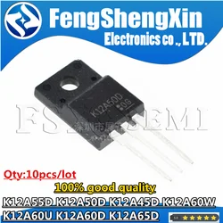 10pcs K12A55D K12A50D K12A45D K12A60W K12A60U K12A60D K12A65D TK12A55D TK12A50D TK12A45D TK12A60W TK12A60U TK12A60D TK12A65D