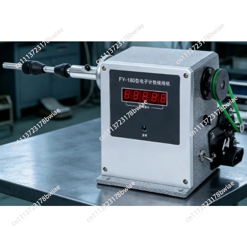Semi-Automatic Electric Coil Winding Machine, Adjustable Winding Tool Digital Counter for Precision Coils