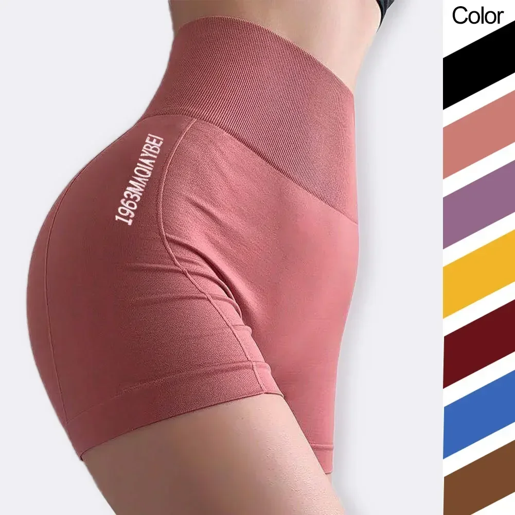 2024 Women\'s Seamless Sports Shorts Fitness Shorts Women Booty Short Push Up Leggings Biker Fitness Gym Running Yoga Shorts