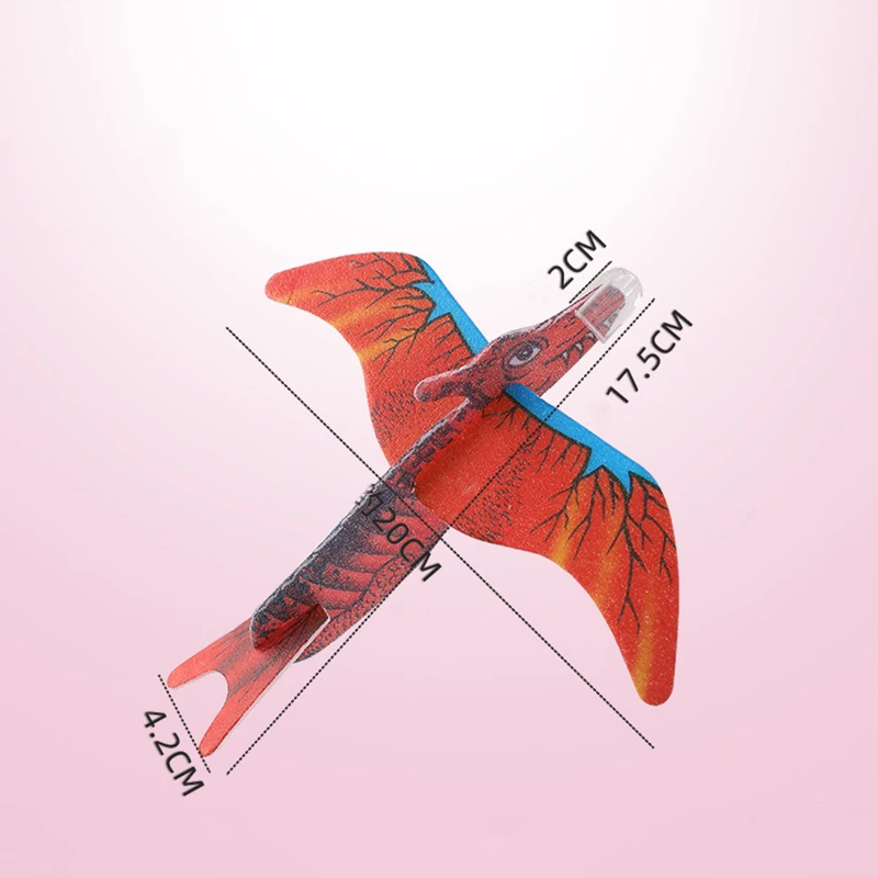 Brinquedos de avião de espuma animais montados, diversão ao ar livre crianças mão jogado dinossauro modelo de unicórnio, brinquedos infantis, presente de feriado