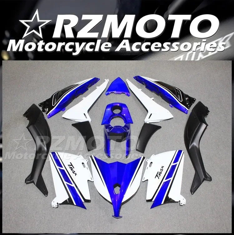 

Style New ABS Motorcycle Fairings Kits Fit For YAMAHA T-max 530 2012 2013 2014 tmax 12 13 14 Bodywork Set Custom Blue White