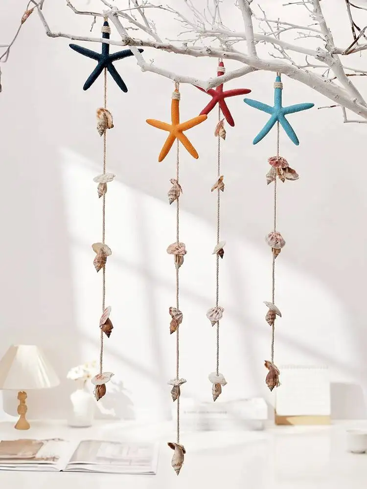 Mediterranean Ocean Theme Fish String Anchor Pendant Kindergarten Hanging Decoration Hallway Decoration Pendant Living Room Wall
