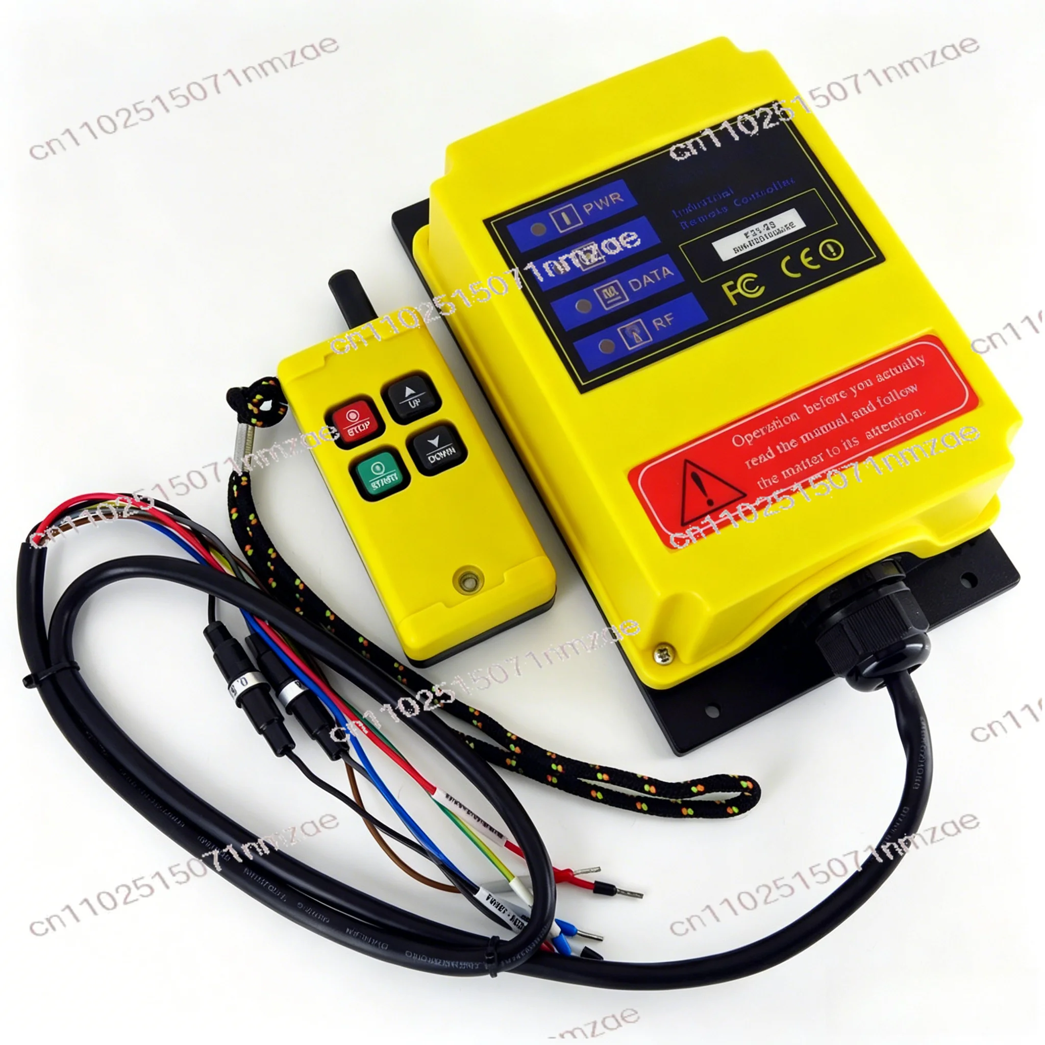 Wireless Remote Control For Electric Hoist Lifter Crane 24V 36V 220V 380V IP64 Transmitter