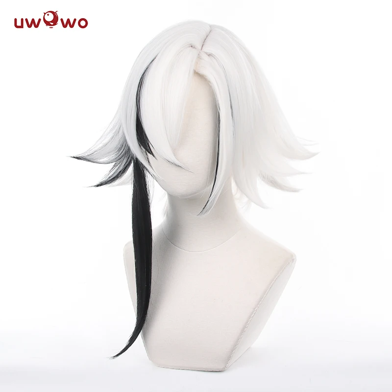 UWOWO Arlecchino Cosplay Wig Game Genshin Impact Fatui Cosplay Genshin Impact Fatui Harbinge Wig/Hair Halloween Wigs