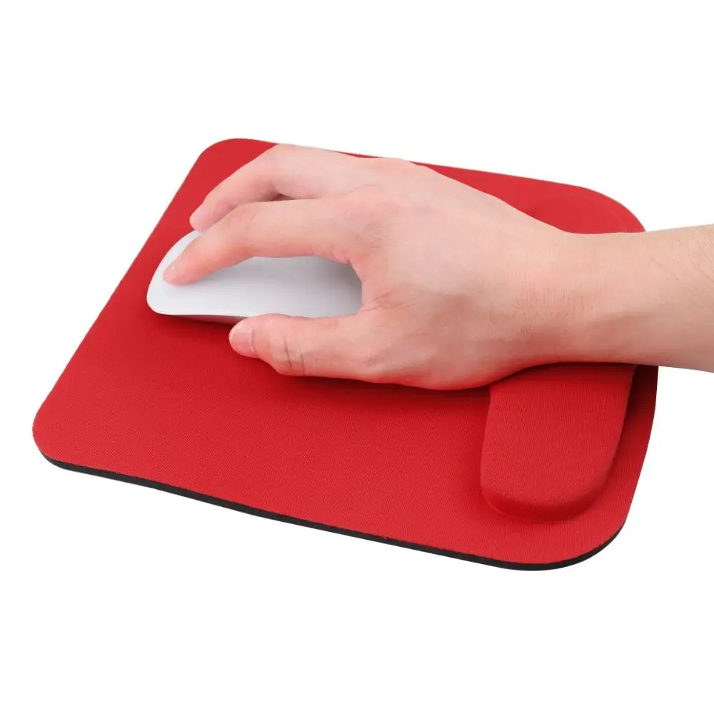 Solid Color Wrist Rest Mouse Pad Simple Thick Sponge Office Accessories Desk Mouse Pad EVA Ergonomic Mouse Mat