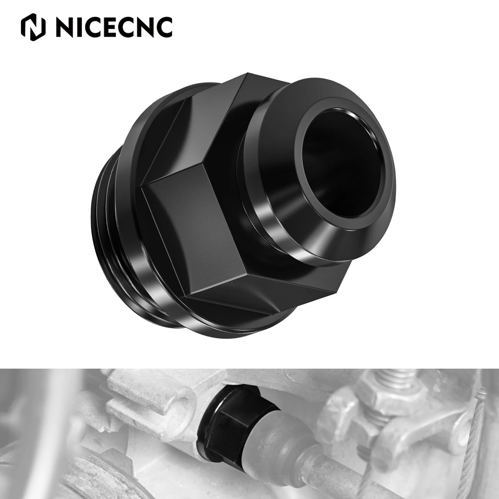 

For Suzuki DR650SE 1996-2024 Motorcycle Accessories Choke Cable Fitting for Suzuki DR650S 1996-2024 Choke Cable Mount