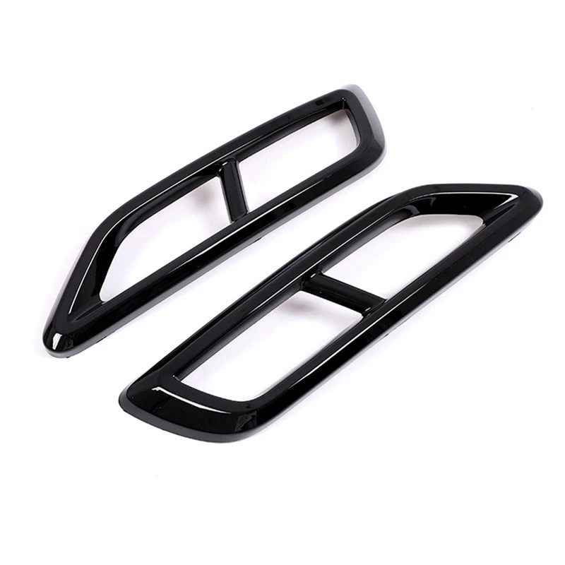 Car Exhaust Muffler Cover Car Four Tail Throat Decoration Frame For Volkswagen Tiguan L 2020 2021 2022