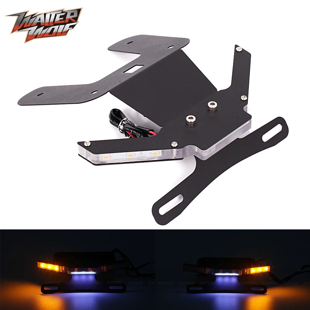 

MT03 MT25 License Plate Bracket For YAMAHA YZFR3 YZFR25 Accessories MT 25 03 Motorcycle Number LED Tail Tidy Fender Eliminator