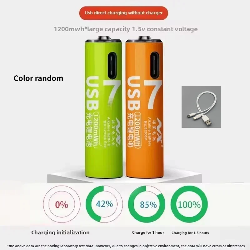 2-16pcs USB AAA Rechargeable Battery 1.5V Li-ion Batteries 1200mWh  for Toy Car Game Machine Mouse Remote Control