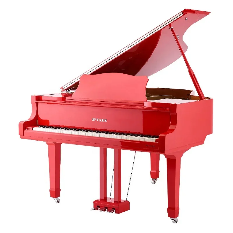 High Quality Self-playing Grand Digital Piano, Cheap Player Piano, Smart Piano Wholesale HD-W186 Red Polish