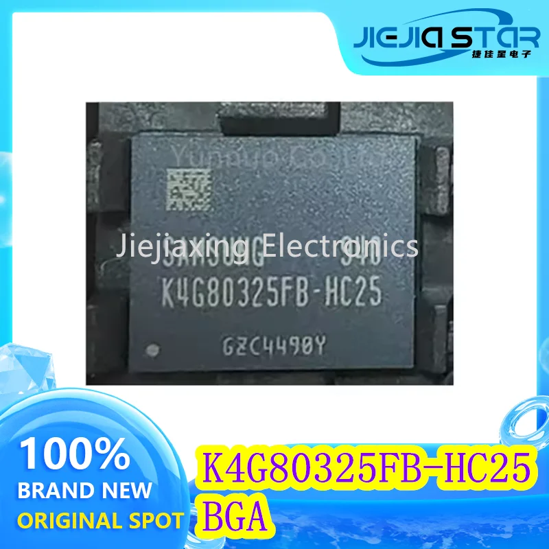 

(1/5 Piece) K4G80325FB-HC25 BGA DDR5 8Gb Graphics Memory Pellet Chip 100% Brand New Computer IC Spot Electronics