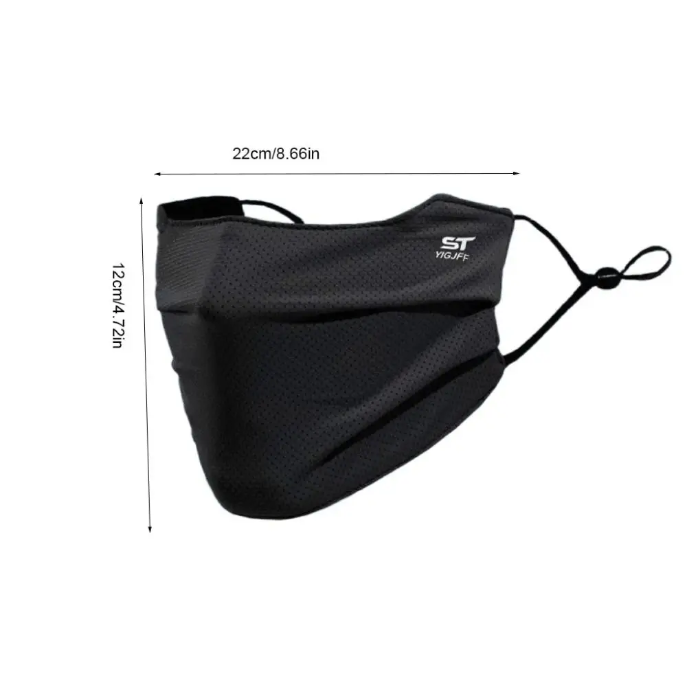 Mesh Ijs Zijde Gezichtsmasker Elastische Bescherming Tegen De Zon Uv Bescherming Anti-Uv Gezicht Cover Gezicht Sjaals Stofdichte Zonnebrandcrème Sluier Hardlopen