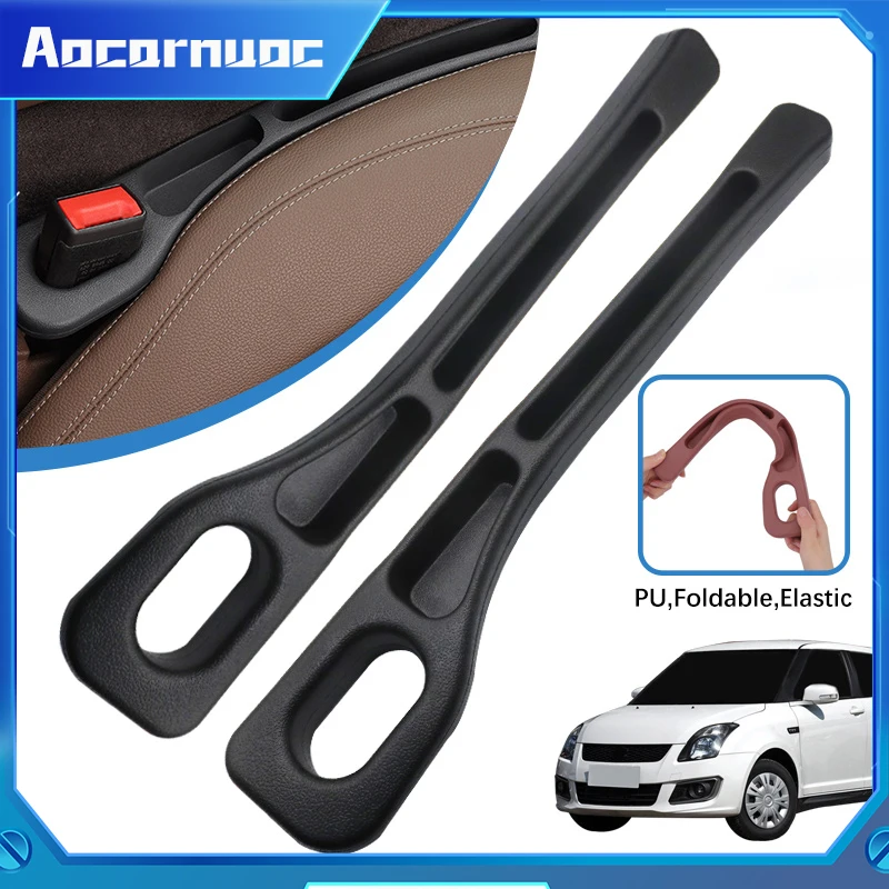 

For Suzuki Swift 1989-2024 Car Seat Gap Plug Strip Side Seam Car Gap Filler Leak Proof Seat Gap Storage Organizer Accessories