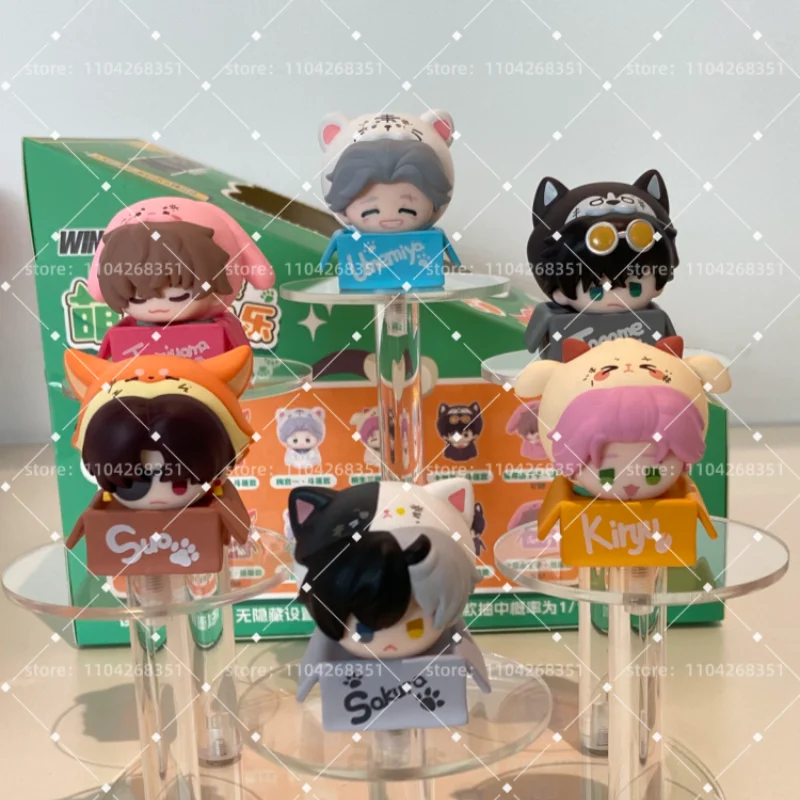 Echte Windbreker Windgong Snoepkorrels Serie Blind Box Kawaii Sleutelhanger Mystery Box Speelgoed Decora Anime Figuur Verjaardagscadeau