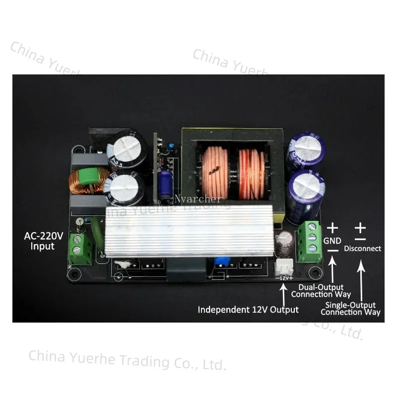 

Nvarcher LLC Switching Power Supply Board 600W High Sound Quality AC200-240V For Amplifier