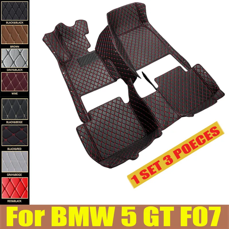 

Car floor mats for BMW 5 GT F07 535i 528i（Five seats）2014 2015 2016 2017 Auto Pads Automobile Carpet Cover Interior trunk mat