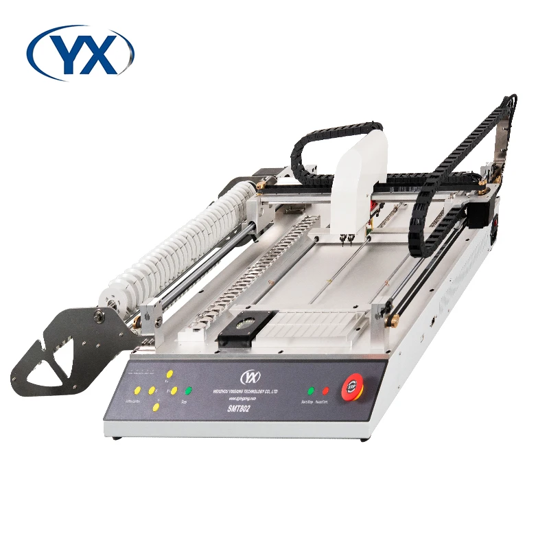 

YX SMT802A SMT Desktop Pick and Place Machine PCBA 29 Feeders LED 0402 IC