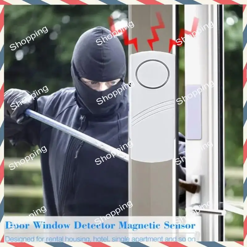 M20K Door Magnetic Alarm Home Anti-Theft Door Opening Sensor 10 Pcs Wireless Door Andwindow Anti-Theft Alarm