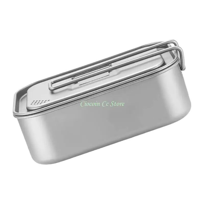 

X90F Leak Proof Outdoor Titaniums Storage Box 800ml Tableware For Travel Picnics