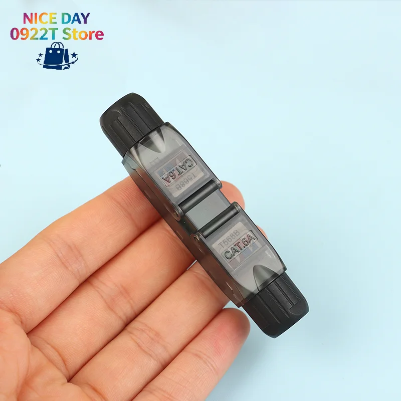 Terminal Network Extension Cable Tool-less Extension Connector Network Extender Junction Adapter Connection Box@#X