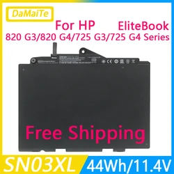 SN03XL Laptop Battery for HP EliteBook 820 G3 820 G4 725 G3 725 G4 T7B33AA Series HSTNN-DB6B ST03XL HSTNN-UB6T 800232-241 11.4V