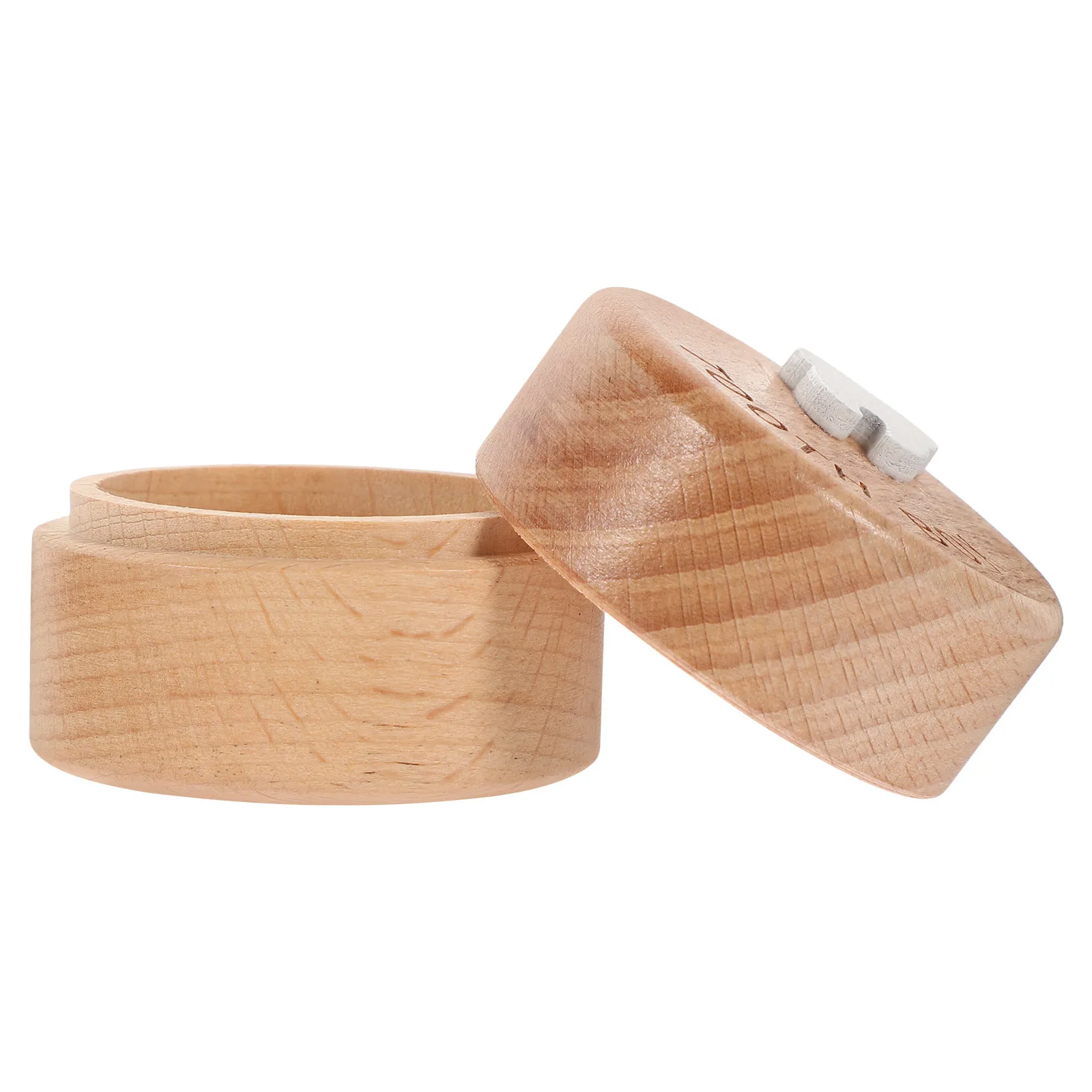 1 قطعة صندوق أسنان خشبي للطفل مجموعة الأسنان الأولى للأطفال حاوية تخزين الأسنان صندوق تذكار الرضع شعر الجنين التوقف الصغيرة #3