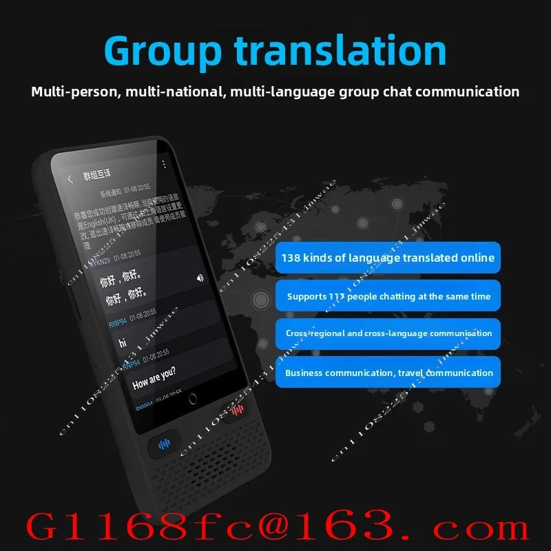 S85 Intelligent Voice Translator, Suitable for Overseas Travel and Business Offline Language 4.0 Simultaneous Interpretation