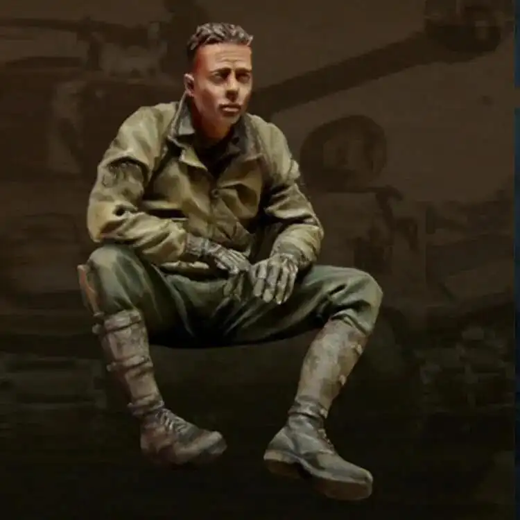 1/35 kit modello kit resina Brad Pitt The film Fury (5 persone) 386