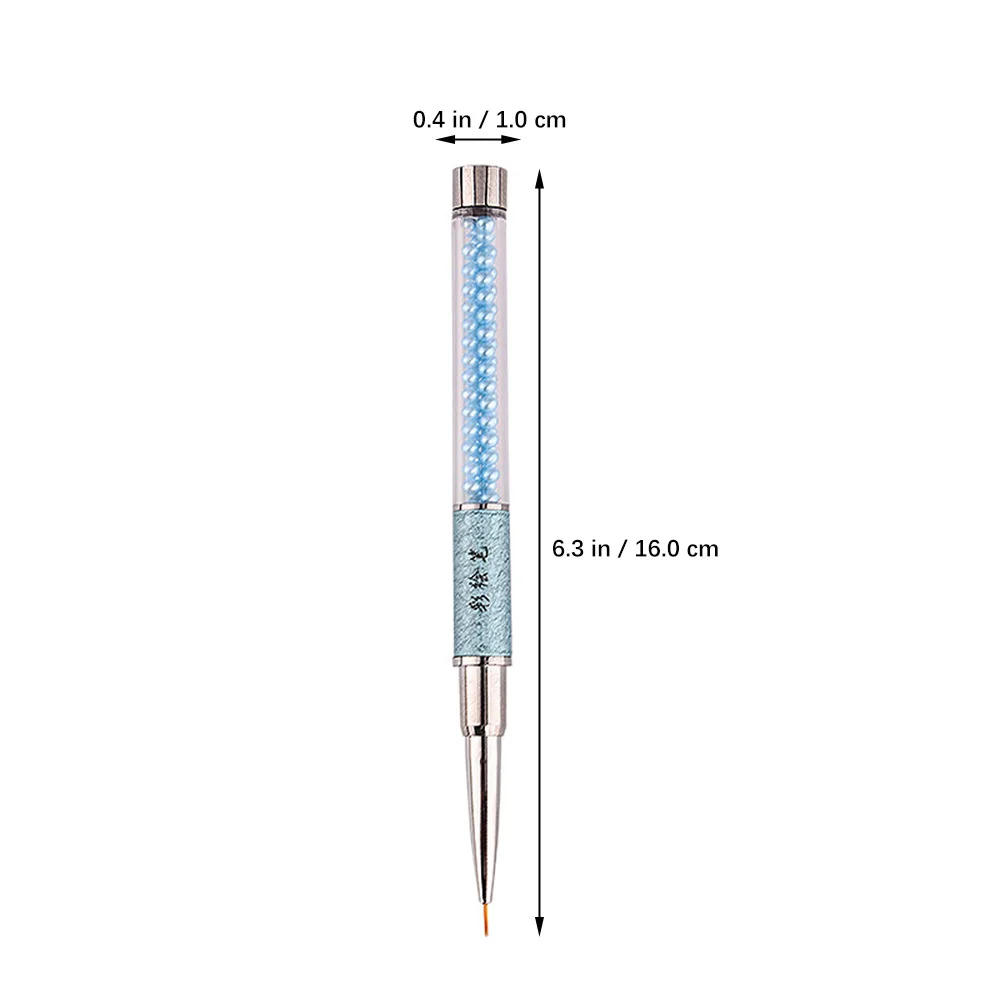 10 stuks kunstborstelset hoogwaardige vezelhaar niet-vervorming duurzaam licht comfortabel Franse nageltrimmer diy manicure toolkit