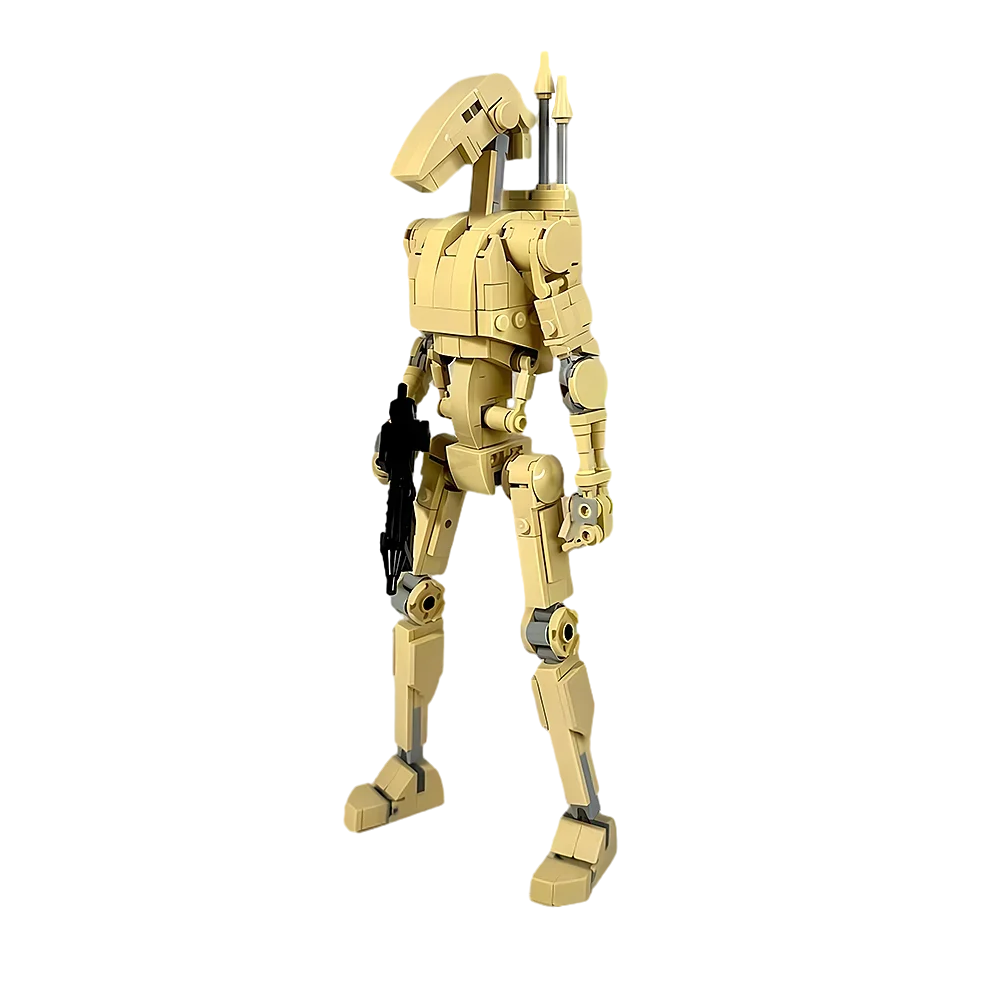 

Gobricks MOC Space War B1 Battle Robot Building Blocks Model B1 Alien Robot Bricks DIY Assemble Toys Children Birthday Gifts