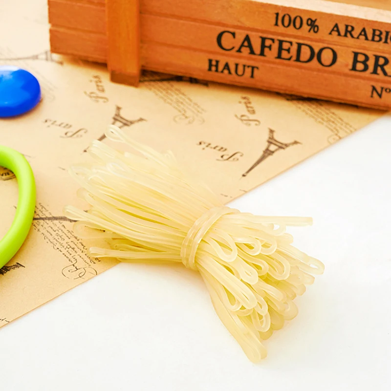 Latex Rings Elastics Rubber Bands Natural Latex For Office Home School