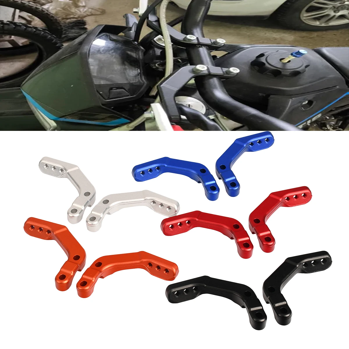 

Handguard Bracket 28mm Motorcycle Handlebar Retrofit Support For KTM EXC EXCF SX SXF XC XCF XCW Kawasaki Suzuki Honda Yamaha