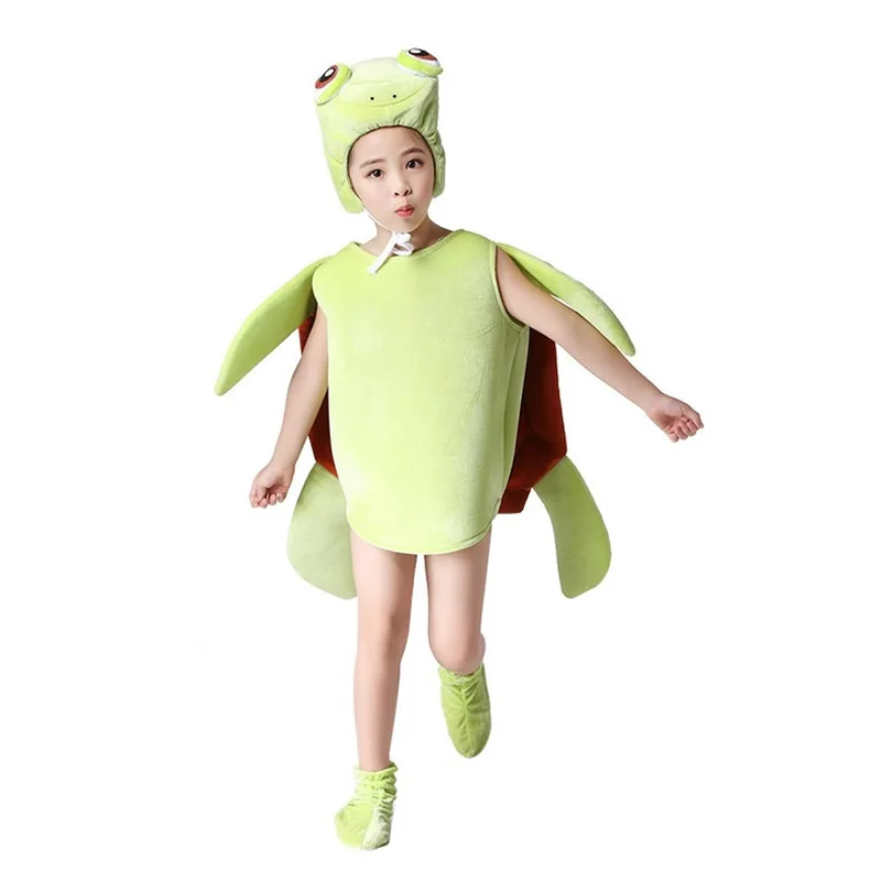 Sea Turtle Cosplay Costume Children‘s Marine animals Performance Clothing Set Hat Clothes Shoe Kids Anime Octopus Shark Dolphin