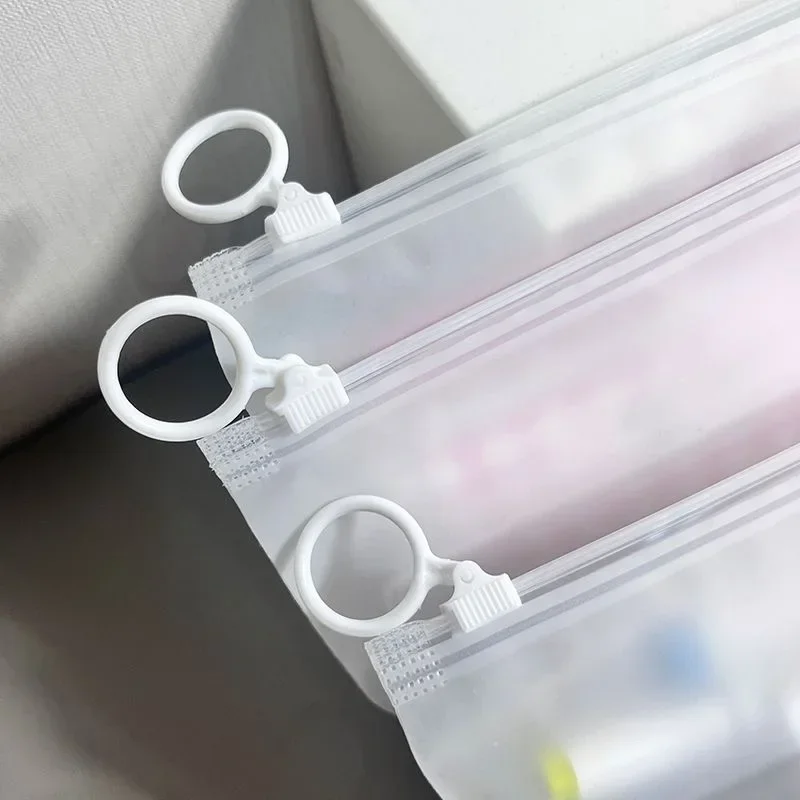 10-20pcs Transparent Zipper Storage Bags Resealable Cosmetic Jewelry Organizer Holder Travel Packaging Pocket Cases Supplies