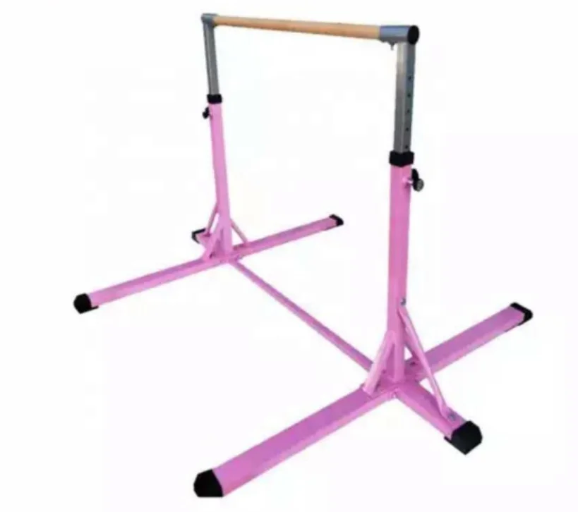 

Gymnastics Training Bar- Height Adjustable 90to 150 cm Horizontal Kip Bar for Kids