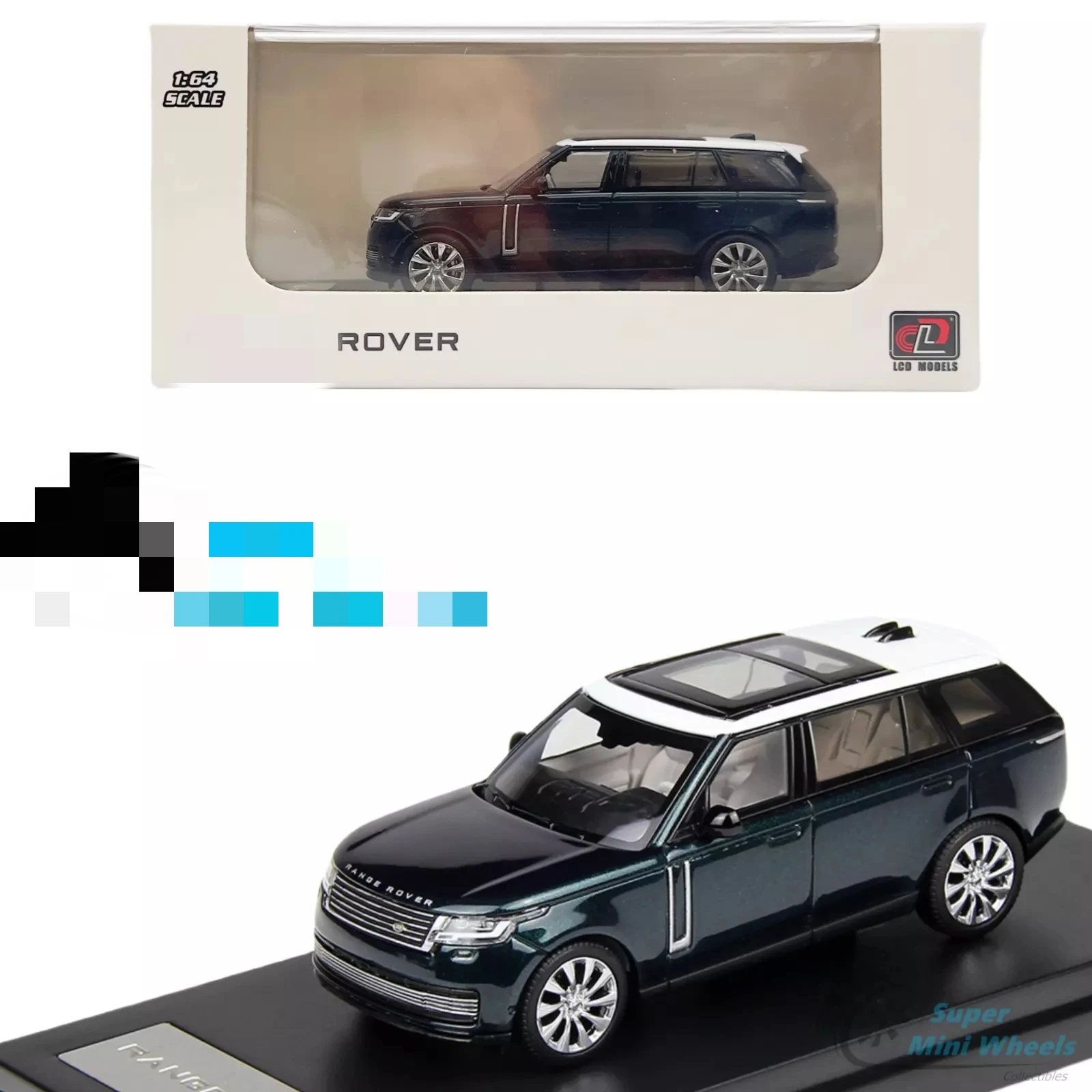 LCD Models 1:64 - 2022 Rover Green Diecast Model Car Collection Limited Edition Hobby Toys