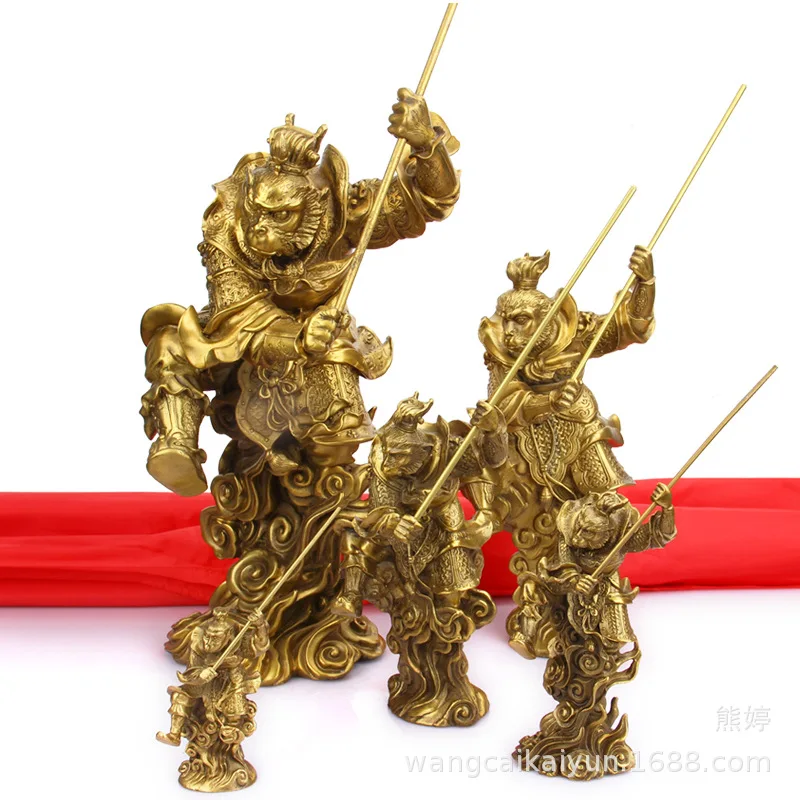 Bronze Monkey King Statue, Bronze Sun Wukong Figurine, Beautiful Monkey King Bronze Sculpture, Home Decor Craft