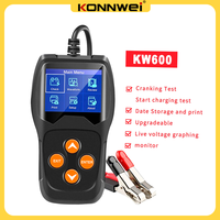 KONNWEI KW600 Car Battery Tester 12V 100 to 2000CCA 12 Car Battery Load Analyzer Car Fast Start Charging Diagnostics