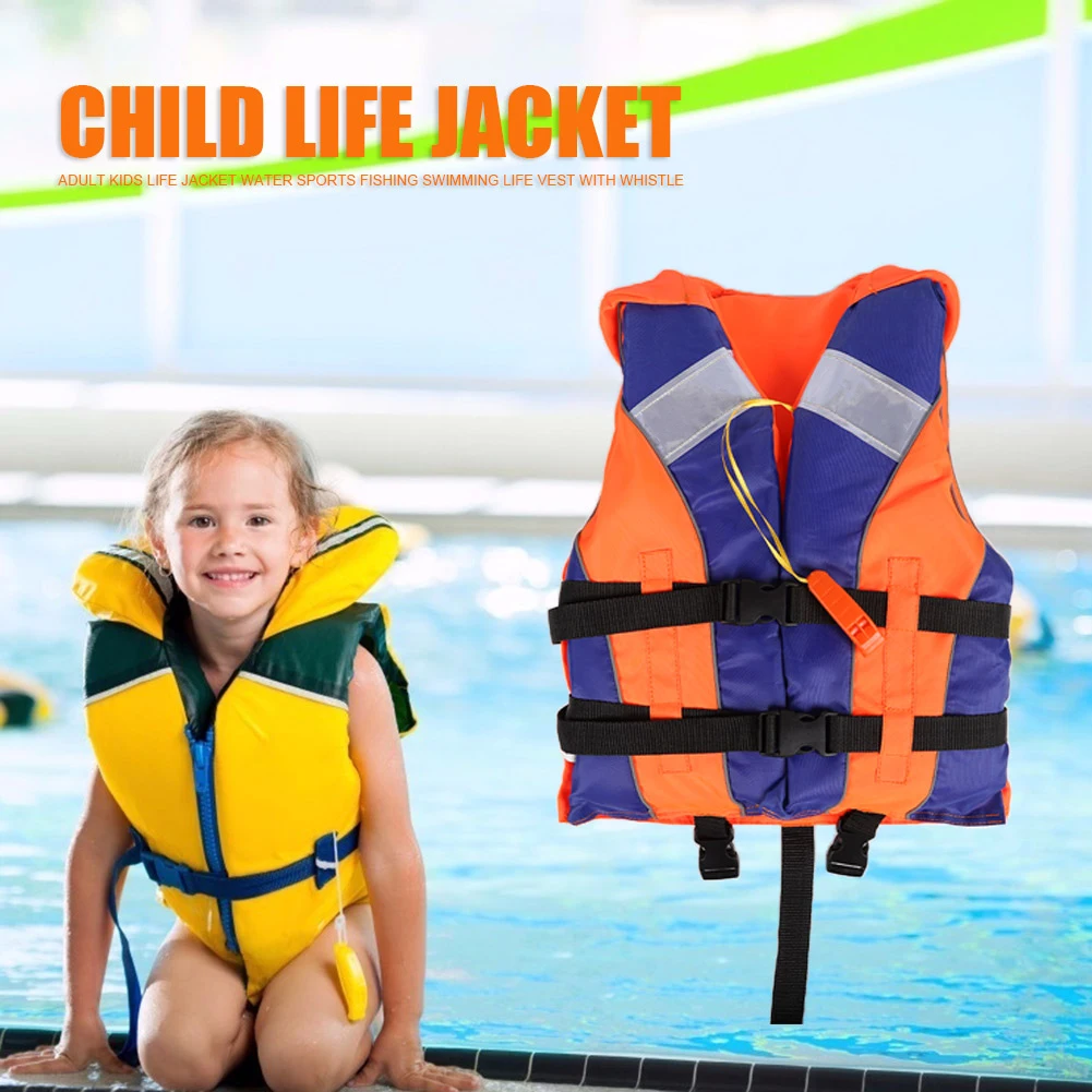 Hot Sale Life Vest Wear-resistant Kids Life Jacket Vest with Whistle for Fishing Swimming Drifting Water Sports  Boating Surfing view 6