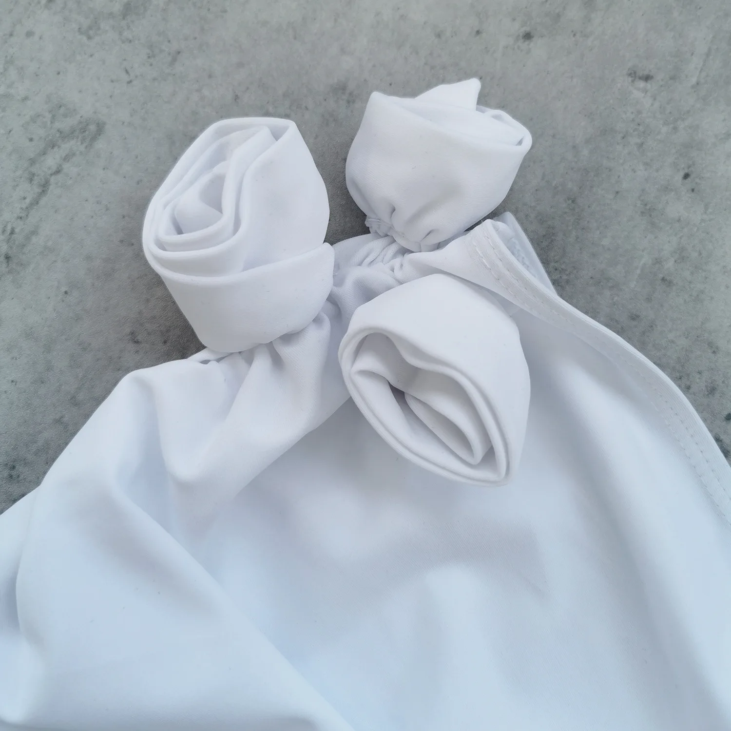 2Pcs Halter Swimsuit With Short Skirt Sexy Swimwear Women Bikinis Female Biquini Shiny Swimming Suit Cover Up Bodysuit Beachwear