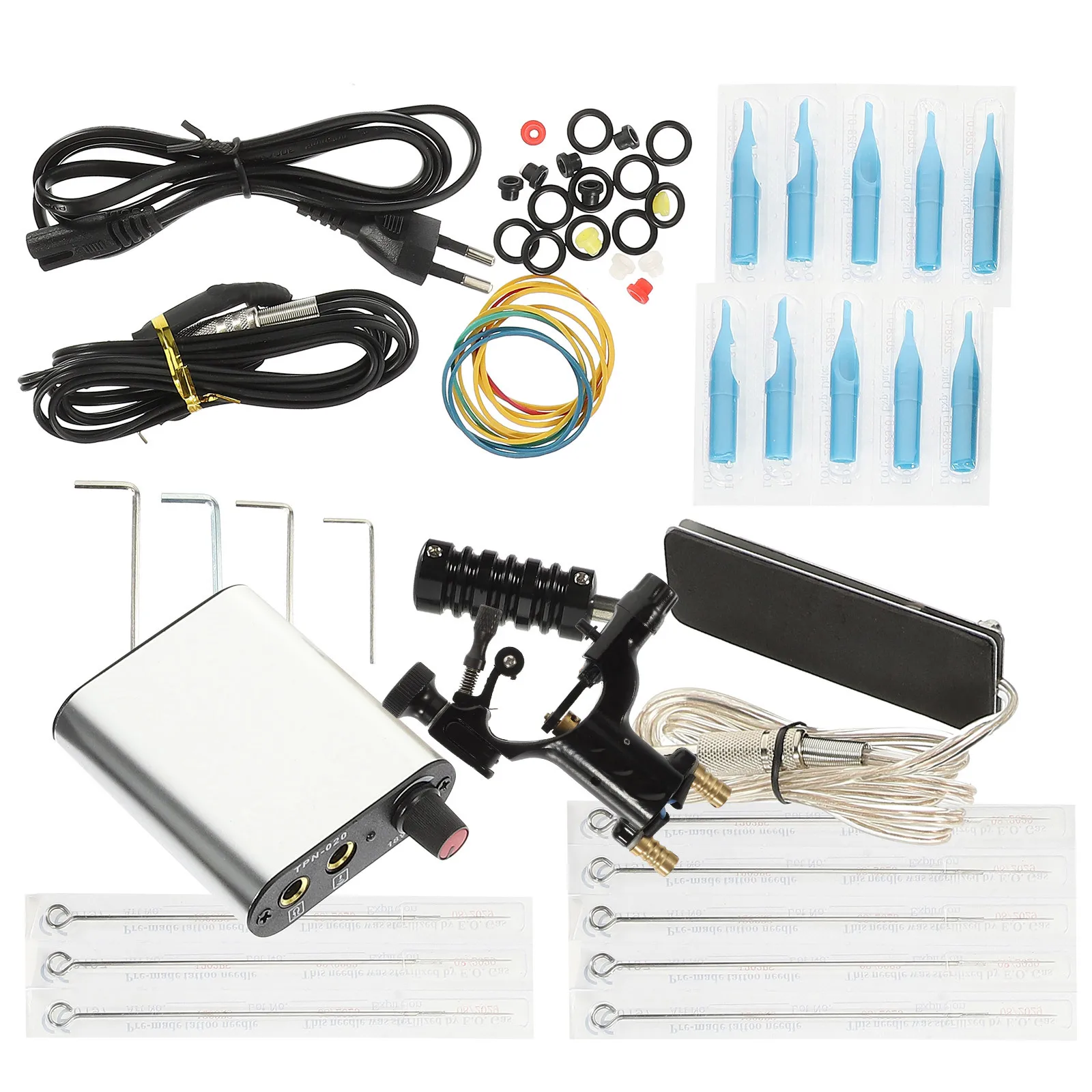 

1Set Tattoo Kit Professional Portable Rotary Tattoo Motor Stable Lightweight Sturdy Set for Artists Learners