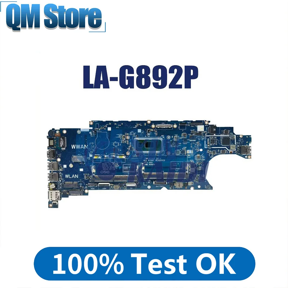 

Notebook Mainboard For DELL Latitude LA-G892P 5400 CN-05T75M CN-06RVRC 06RVRC Laptop Motherboard I5 I7 8th Gen CPU Systemboard