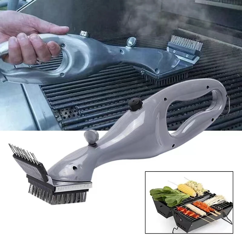 Barbecue Grill Cleaning Brush Portable Barbecue Grill Steam Cleaning Tool Steam or Gas Accessories BBQ Tool